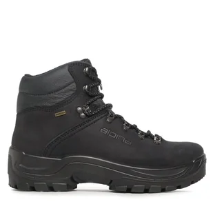 Trekkingi Alpina Tundra 6931-1 Czarny - Buty trekkingowe męskie - miniaturka - grafika 1