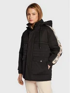 Kurtki damskie - Guess Kurtka zimowa 4G V2BL09 WF330 Czarny Regular Fit - miniaturka - grafika 1