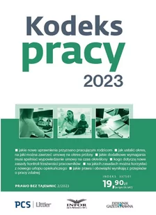 Kodeks pracy 2023 - E-booki - prawo - miniaturka - grafika 1