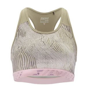 Biustonosz sportowy Silvini Bras Arnata cream/blush  - XS - Bielizna sportowa damska - miniaturka - grafika 1