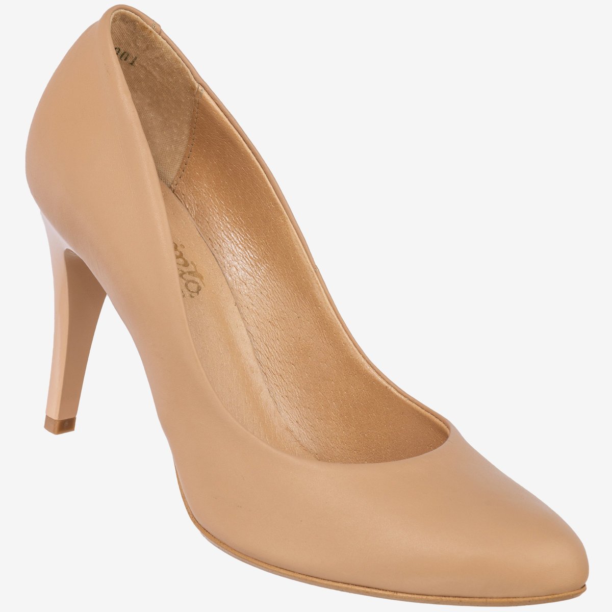 Czółenka Damskie Skórzane Szpilki Buty Na Obcasie Eleganckie Darex Nude C-294 40 Nude
