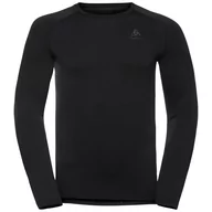 Koszulki sportowe męskie - Odlo, Koszulka techniczna, męska, BL TOP Crew neck l/s PERFORMANCE WARM EC C/O - 196192/60212 - miniaturka - grafika 1