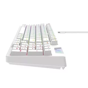Klawiatura Gamingowa Havit KB885L RGB (biała) - Zestawy myszka + klawiatura - miniaturka - grafika 4