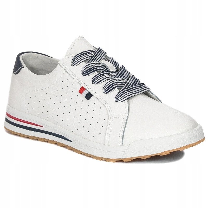 Półbuty damskie skórzane Filippo DP3509/23 WH r.37