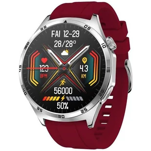 Zegarek Smartwatch Męski Hagen HB27.111.535 czerwony - Smartwatch - miniaturka - grafika 1