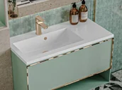 Umywalki - Umywalka BARCELONA 800 L - miniaturka - grafika 1