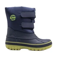 Buty dla dziewczynek - Buty zimowe śniegowce Lee Cooper LCJ-24-44-2845K niebieskie - miniaturka - grafika 1