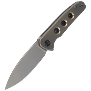 Nóż składany WE Knife Shakan LE No 176/210 Bronze Titanium, Gray Stonewashed CPM 20CV (WE20052B-2) - Noże - miniaturka - grafika 7