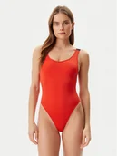 Stroje kąpielowe - Calvin Klein Swimwear Strój kąpielowy KW0KW02859 Czerwony - miniaturka - grafika 1