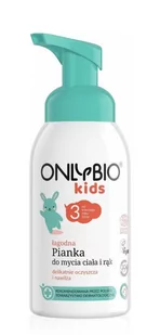 Kids Łagodna pianka do mycia ciała i rąk od 3. roku życia 300 ml - OnlyBio - Mydła - miniaturka - grafika 1