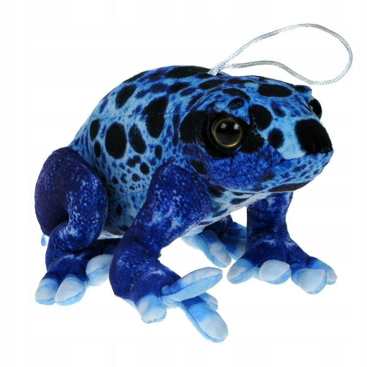 Pluszowe ZOO: Maskotka Żaba niebieska 18cm (32956) (drzewołaz niebieski)