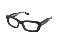 Okulary korekcyjne, oprawki, szkła - Gucci GG1216O 001 - miniaturka - grafika 1
