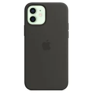Etui i futerały do telefonów - Apple Etui Silicone Case do iPhone 12 mini Czarny MHKX3ZM/A - miniaturka - grafika 1