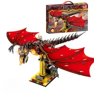 Klocki - Mechaniczny Smok Smaug – Klocki konstrukcyjne MJI 13003 MOC 1359el. TECHNIC / MJI - miniaturka - grafika 1