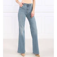 Spodnie damskie - TWINSET Jeansy | flare fit - miniaturka - grafika 1