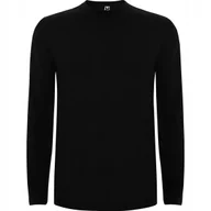 Koszulki męskie - Koszulka Męska z Długim Rękawem Bawełna Roly EXTREME 1217 CZARNA M - miniaturka - grafika 1