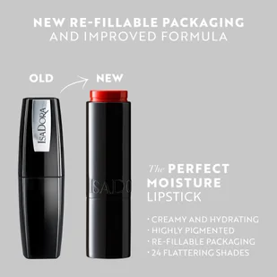 IsaDora Perfect Moisture Lipstick 228 Cinnabar - Szminki - miniaturka - grafika 5