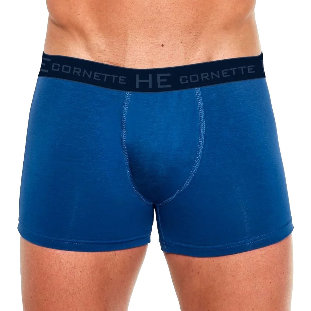 Bokserki męskie CORNETTE HE 503 cobalt obcisłe, S