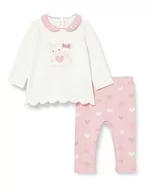 Legginsy - Chicco Kompletny: Koszulka Z Długim Rękawem I Legginsy Spodnie Kombinezon Bimba, Różowy, 9 miesięcy - miniaturka - grafika 1