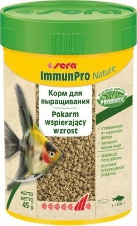 Sera ImmunPro Nature 100 ml - pokarm wolnotonący dla ryb powyżej 4cm