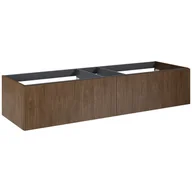 Szafki łazienkowe - Szafka łazienkowa pod umywalkę Elita Look 160 cm orzech lincoln RE081604027060 - miniaturka - grafika 1