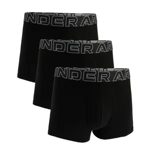 Bokserki męskie Under Armour Perf Cotton Solid 3in 3Pack Black XL - Majtki męskie - miniaturka - grafika 1