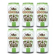 Soki i napoje niegazowane - Cocosa Woda kokosowa gazowana Zestaw 6 x 330 ml - miniaturka - grafika 1
