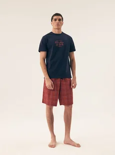 Piżama męska Dash Henderson granatowy, czerwony 3XL - Piżamy damskie - miniaturka - grafika 1