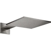 Deszczownice - Axor ShowerSolutions deszczownica 30 cm kwadratowa z ramieniem prysznicowym czarny chrom polerowany 35318330 - miniaturka - grafika 1