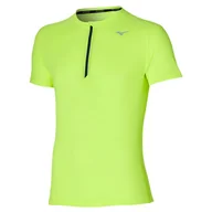 Koszulki męskie - Koszulka męska Mizuno  Trail DryAeroFlow Tee Neolime XL - miniaturka - grafika 1