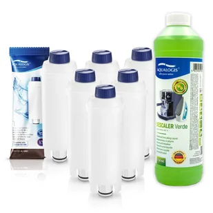 Zestaw Do Delonghi AL-S002 6szt, Odkamieniacz Verde 750ml 1szt - Akcesoria i części do ekspresów do kawy Zestaw Do Delonghi AL-S002 6szt, Odkamieniacz Verde 750ml 1szt - Akcesoria i części do ekspresów do kawy - miniaturka - grafika 1