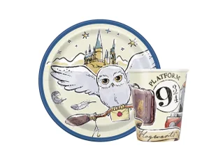 Zestaw urodzinowy Harry Potter - 16 szt. - Dekoracje i nakrycia stołu na imprezę - miniaturka - grafika 1