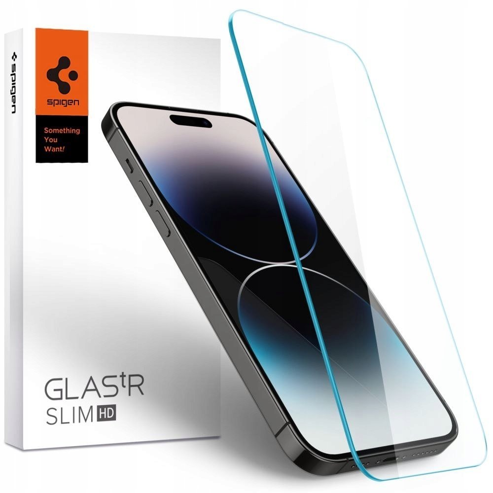 SPIGEN GLAS.TR SLIM - SZKŁO HARTOWANE DO IPHONE 14 PRO MAX