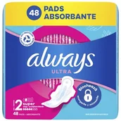 Podpaski - Podpaski ALWAYS Ultra Day Long Rozmiar 2 (48 sztuk) - miniaturka - grafika 1