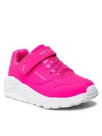Buty dla dziewczynek - Skechers Sneakersy Uno Lite 310451L/HTPK Różowy - miniaturka - grafika 1