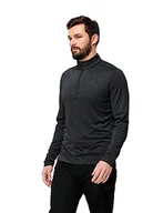 Bluzy męskie - Jack Wolfskin Męska bluza termiczna, czarna, XL - miniaturka - grafika 1