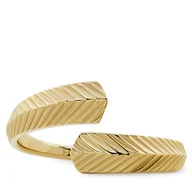 Kolczyki - Pierścionek Fossil JF04536710 Złoty - miniaturka - grafika 1