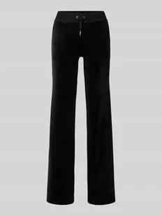 Spodnie typu track pants o kroju regular fit z nakładanymi kieszeniami - Spodnie damskie - miniaturka - grafika 1