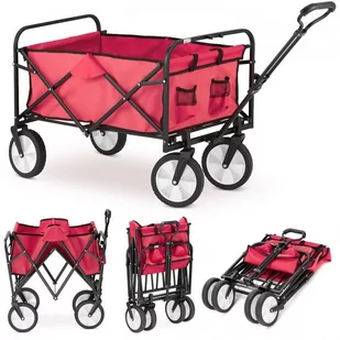 Wózek transportowy składany plażowy turystyczny HIGHER 90kg - Wózki magazynowe - miniaturka - grafika 1