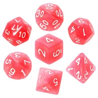 Akcesoria do gier planszowych - Rebel Komplet kości Rpg - Księżycowe - Awenturyn - miniaturka - grafika 1