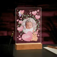 Ramki na zdjęcia - Lampka ramka L z wydrukiem na szkle akrylowym i podświetleniem LED - miniaturka - grafika 1