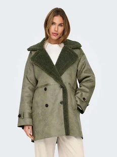 ONLY Płaszcz przejściowy w kolorze khaki - Kurtki damskie - miniaturka - grafika 1