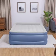 Meble turystyczne - Dmuchane łóżko Tritech, 2-os., 203x152x56 cm, niebiesko-szare Lumarko! - miniaturka - grafika 1