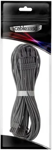 CableMod C-Series Pro ModMesh Bridged Anschlusskabel - 8+8-Pin PCIe, carbon, 60cm - Kable komputerowe i do monitorów - miniaturka - grafika 1
