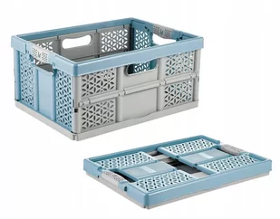 SKRZYNKA SKŁADANA KOSZ POJEMNIK SKŁADANY max 30kg - Pudła i pojemniki do przechowywania - miniaturka - grafika 1