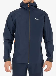 Kurtka przeciwdeszczowa Salewa Puez Aqua 4 PTX 2,5L Jacket - navy blazer - Kurtki męskie - miniaturka - grafika 1