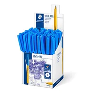 Długopisy - Staedtler 430 F-3CP5 długopis w sztyfcie drobny - niebieski, 50 sztuk - miniaturka - grafika 1