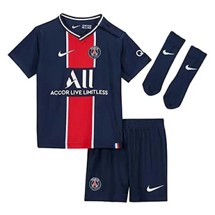 Nike PSG I NK BRT Kit HM, zestaw piłkarski Unisex dla dzieci, Midnight Navy/(White) (Full Sponsor), 24-36M - Piłka nożna - miniaturka - grafika 1