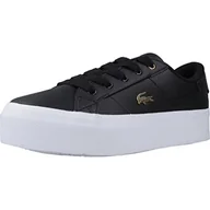 Trampki damskie - Lacoste 45CFA0013, Vulcanized Trampki damskie, BLK/WHT, 40.5 EU, Blk Wht, 40.5 EU - miniaturka - grafika 1
