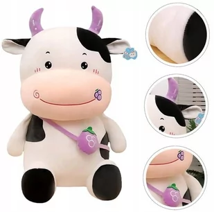 MASKOTKA PLUSZAK KROWA PLUSZOWA KRÓWKA DLA DZIECI DUŻA PRZYTULANKA 30 CM - Maskotki i pluszaki MASKOTKA PLUSZAK KROWA PLUSZOWA KRÓWKA DLA DZIECI DUŻA PRZYTULANKA 30 CM - Maskotki i pluszaki - miniaturka - grafika 1